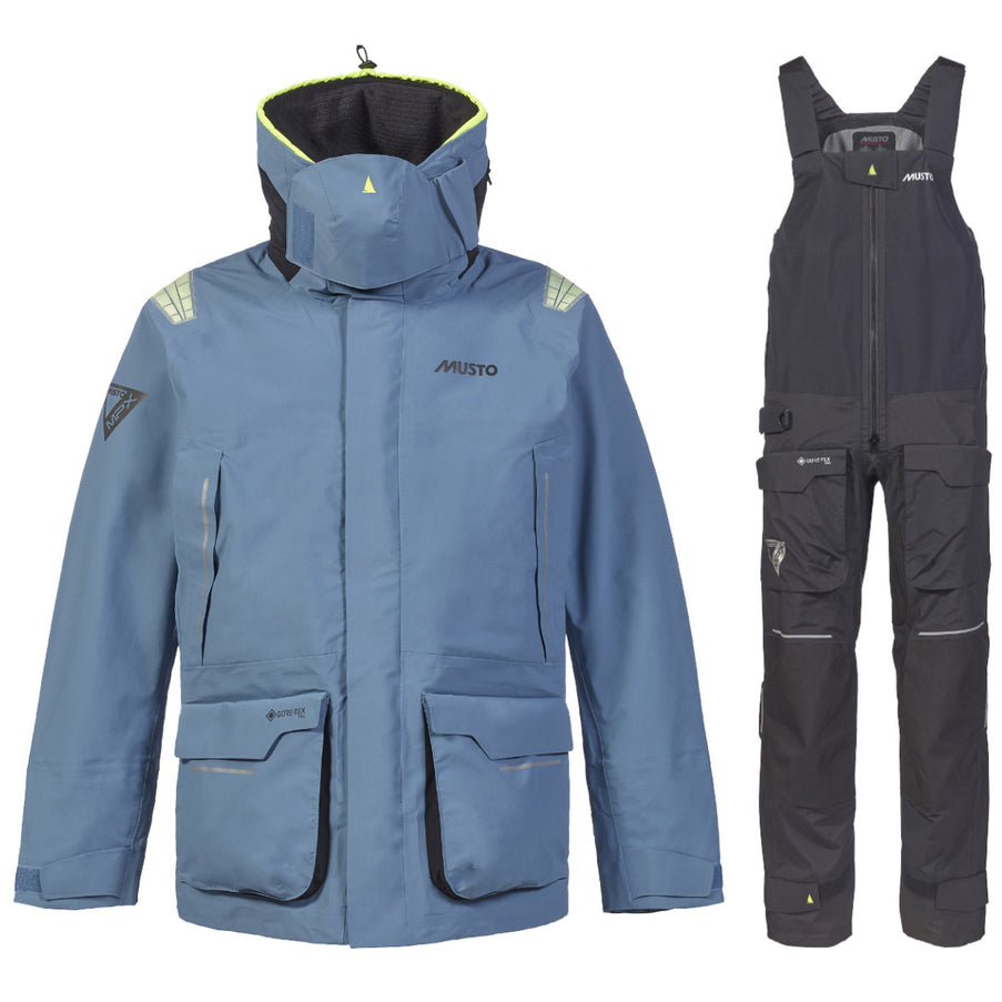 Musto Segelanzug Herren MPX Offshore Grau-Blau/Schwarz