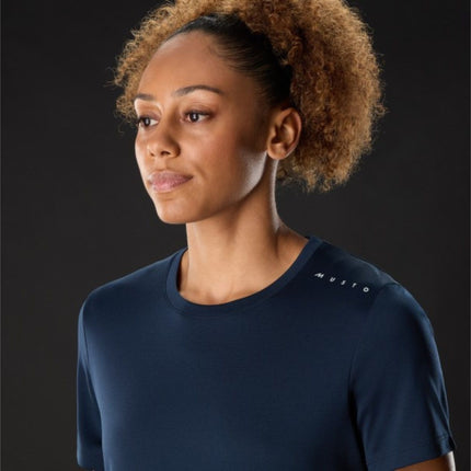 Musto T-Shirt Damen Evolution Crew Sunblock Dunkelblau