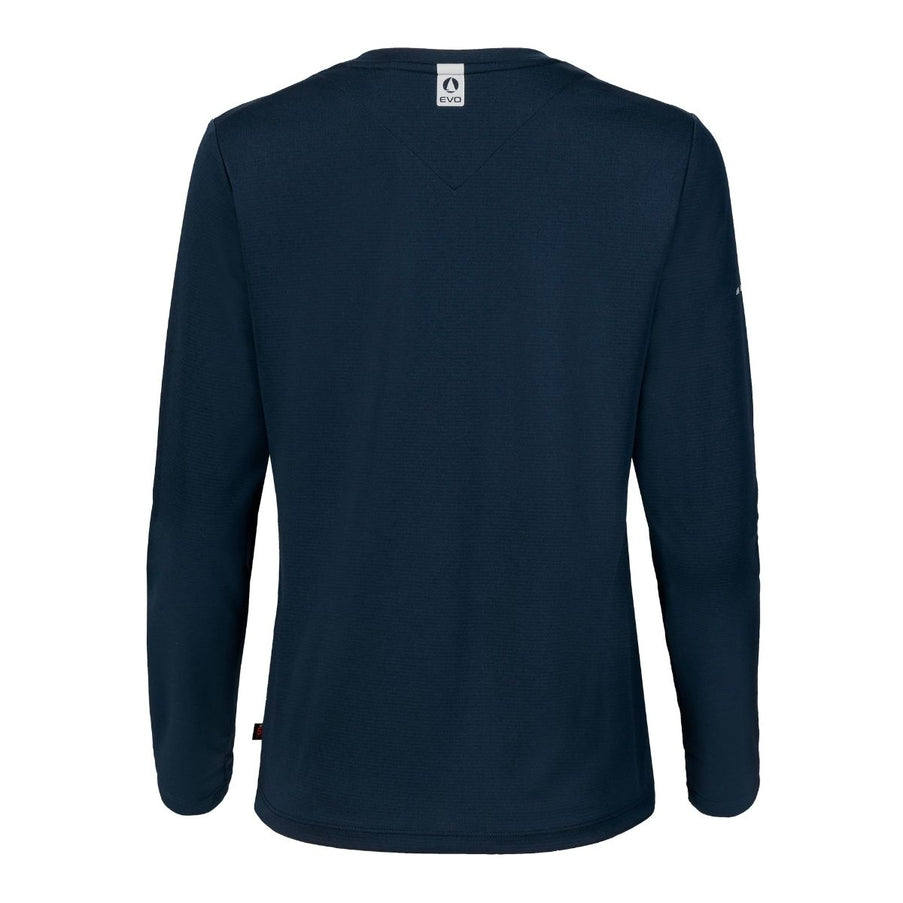 Musto Langarmshirt Damen Evolution Crew Sunblock Dunkelblau