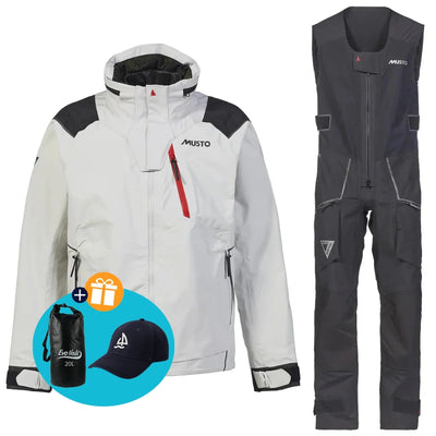 Musto Segelanzug Herren MPX Race Hellgrau/Schwarz
