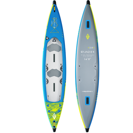 Aquatone Aufblasbares Kajak Glacier 14'0 Paket