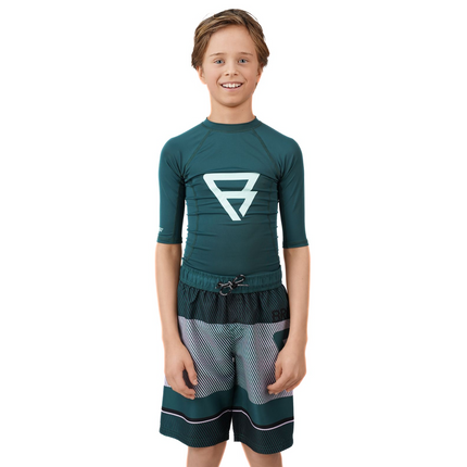 Brunotti Brunotti Rashguard Jongens Waveguardy Groen