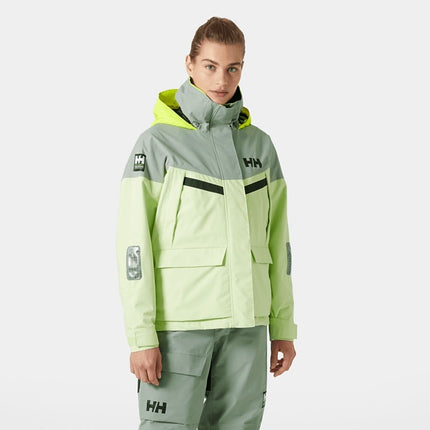 helly-hansen-zeiljas-dames-pier-4-0-lime-onbody-voorkant