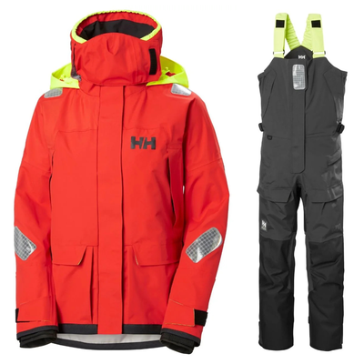 Helly Hansen Segelanzug Damen Skagen Pro Rot/Schwarz