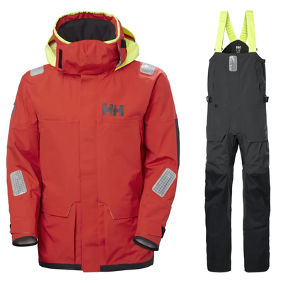 Helly Hansen Segelanzug Herren Skagen Pro Rot/Schwarz