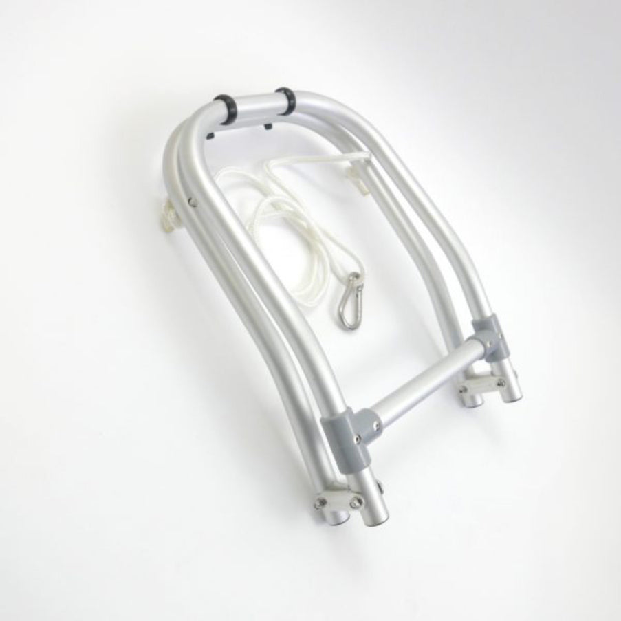 Hibo Badeleiter Schlauchboot 2-Stufen Aluminium