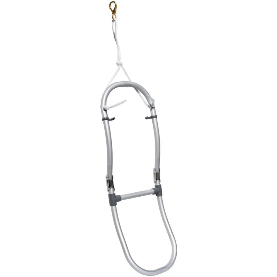 Hibo Badeleiter Schlauchboot 2-Stufen Aluminium