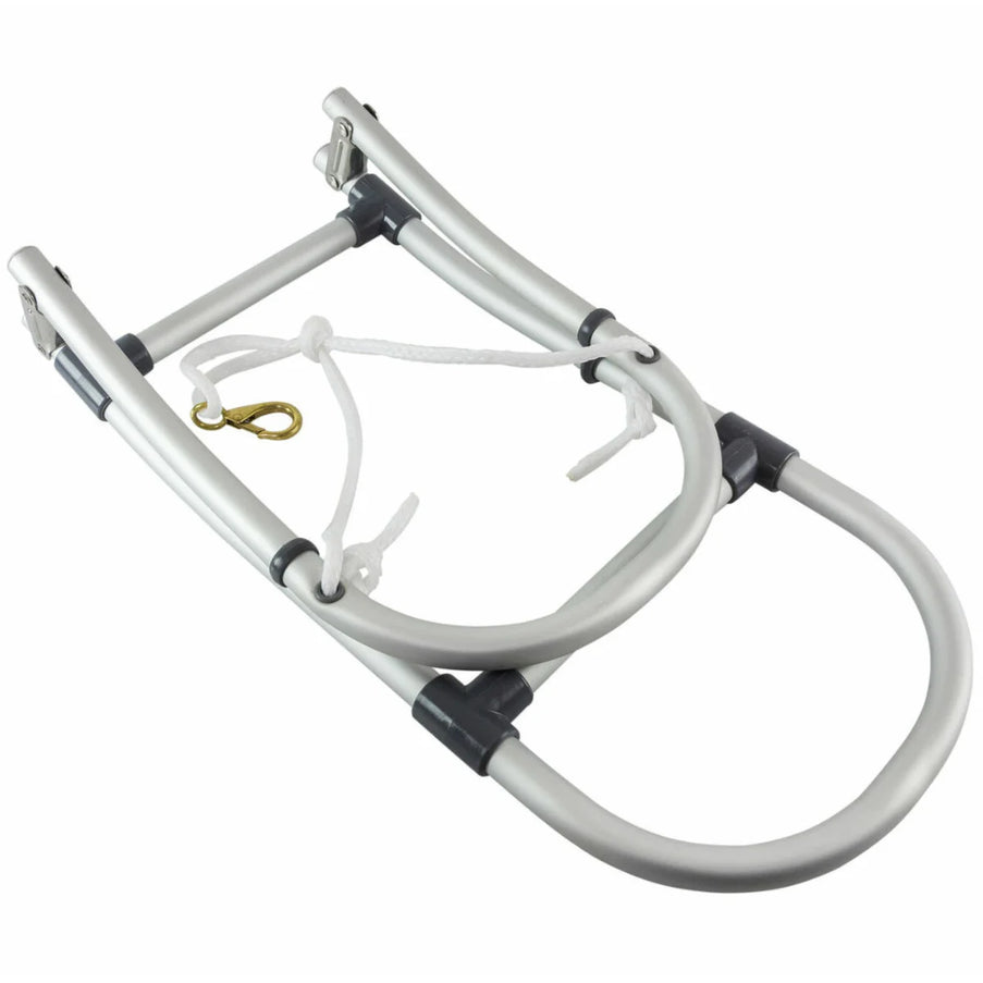 Hibo Badeleiter Schlauchboot 3-Stufen Aluminium