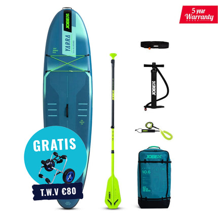 JOBE Aufblasbares SUP Yarra 10.6 Paket Steel Blue
