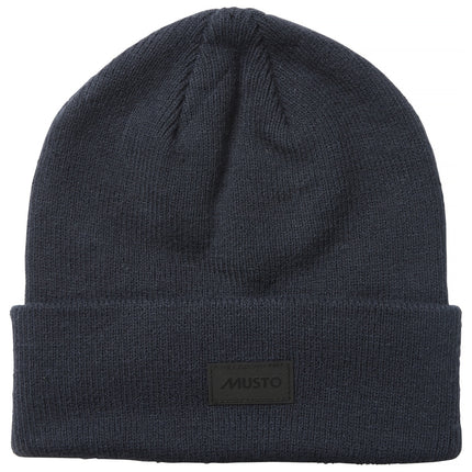 Musto Musto Beanie Unisex Shaker Cuff Donkerblauw