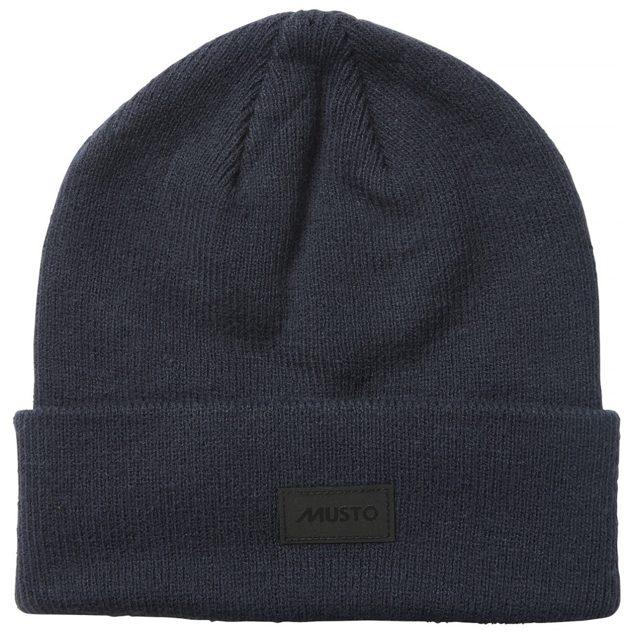 Musto Musto Beanie Unisex Shaker Cuff Donkerblauw