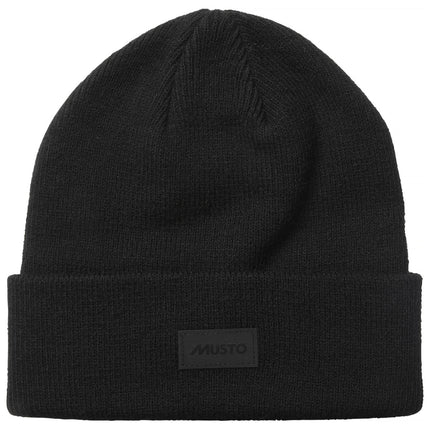 Musto Musto Beanie Unisex Shaker Cuff Zwart