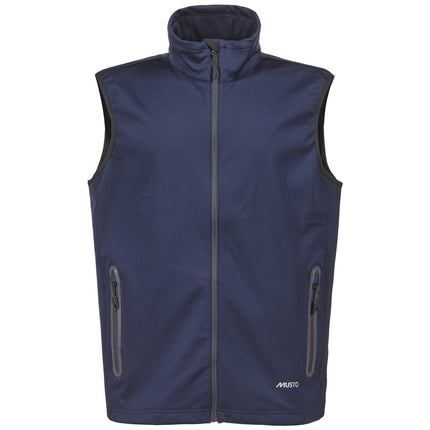 Musto Musto Gilet Heren Essential Softshell Donkerblauw