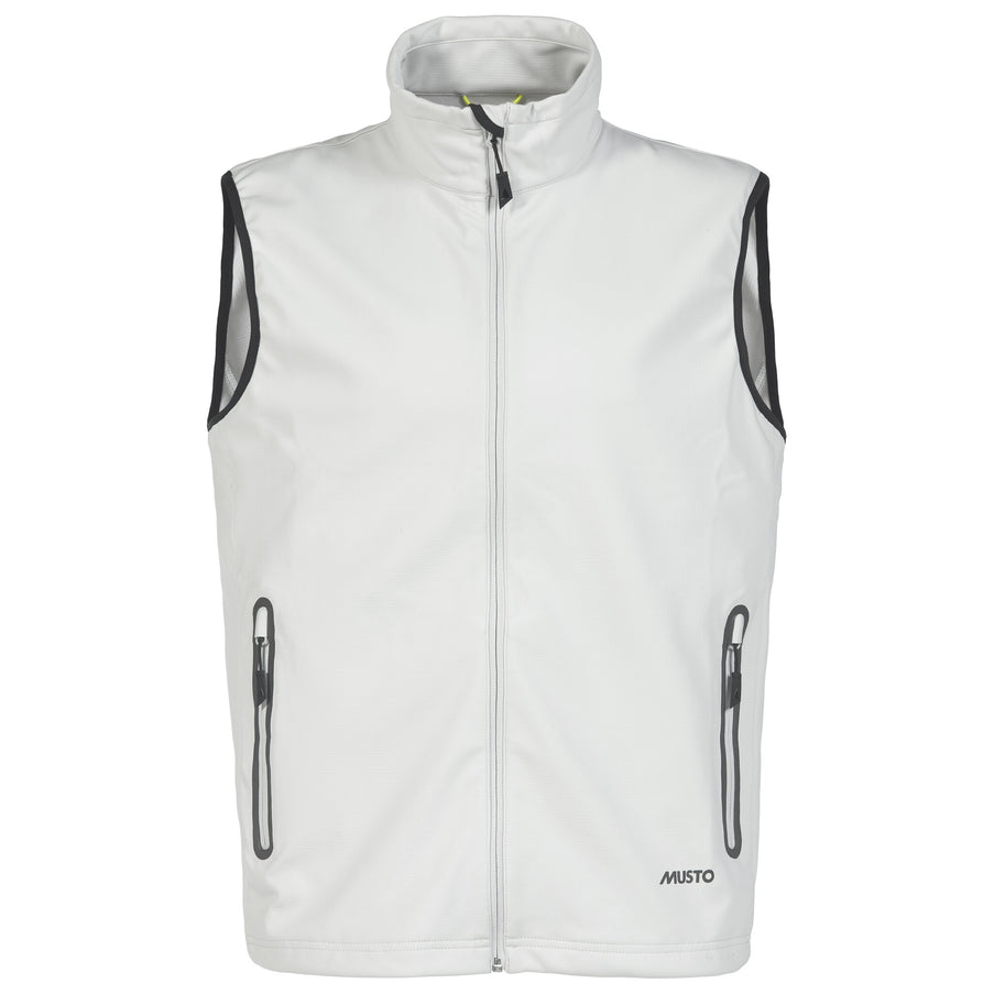 Musto Musto Gilet Heren Essential Softshell Lichtgrijs