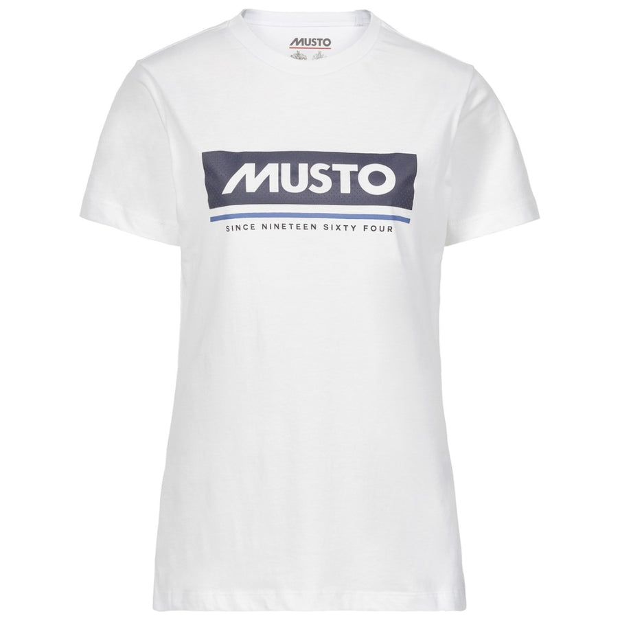 Musto Musto T-Shirt 2.0 Dames Wit