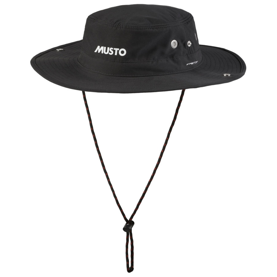 Musto Musto Zonnehoed Unisex Evolution Sneldrogend Zwart