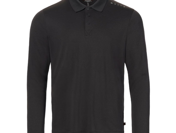 musto-polo-ls-heren-evolution-crew-sunblock-zwart-voorkant