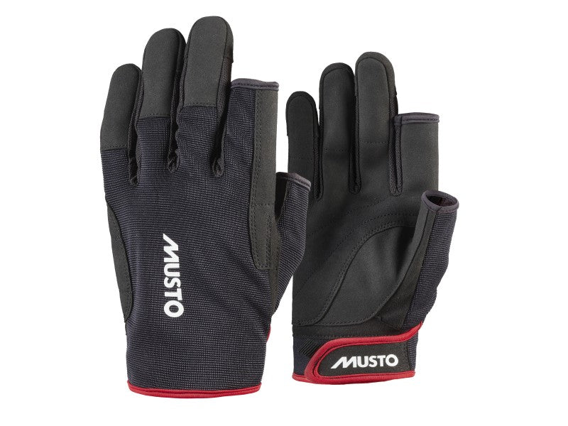 Musto Segelhandschuhe Essential Sailing LF 2.0 Schwarz