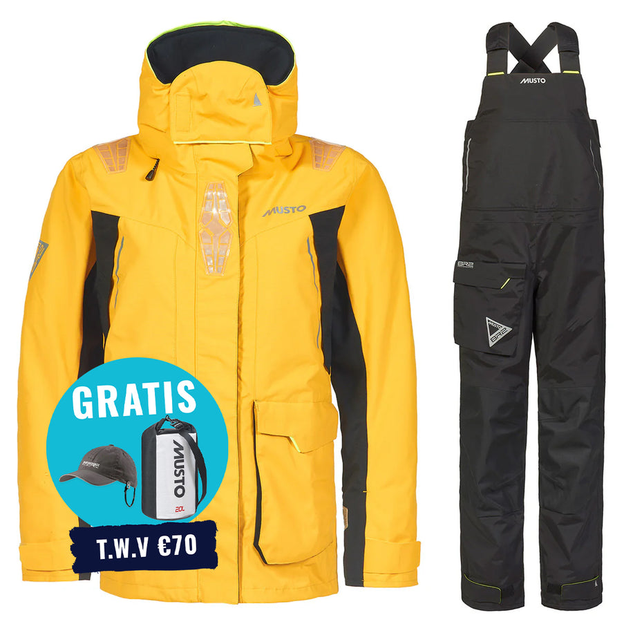 Musto Segelanzug Damen BR2 Offshore 2.0 Gelb/Schwarz
