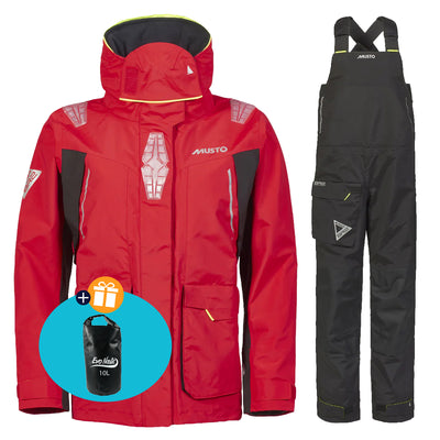 Musto Segelanzug Damen BR2 Offshore Rot/Schwarz