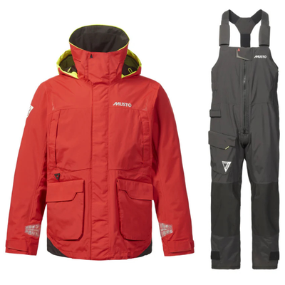 Musto Segelanzug Herren BR1 Channel Rot/Schwarz