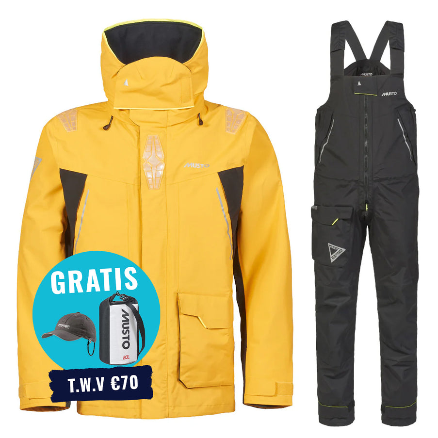 Musto Segelanzug Herren BR2 Offshore Gelb/Schwarz