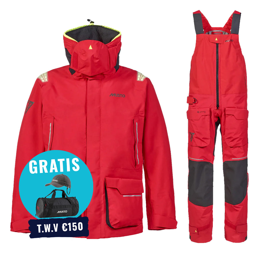 Musto Segelanzug Herren MPX Offshore Rot