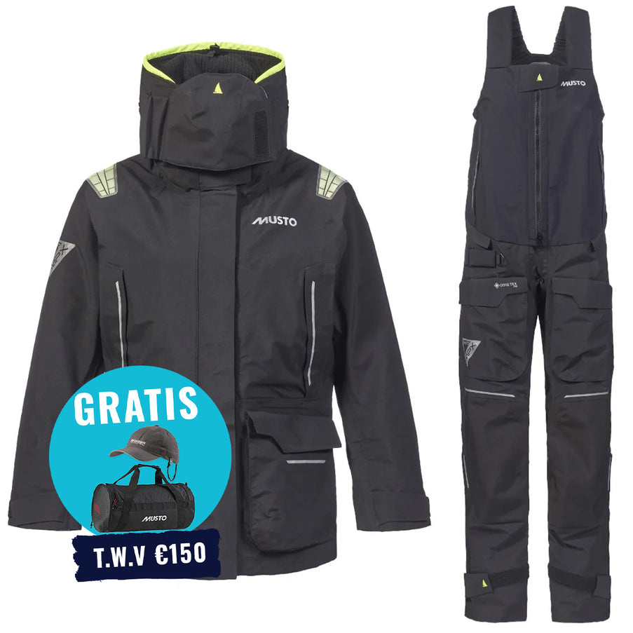 Musto Segelanzug Herren MPX Offshore Schwarz