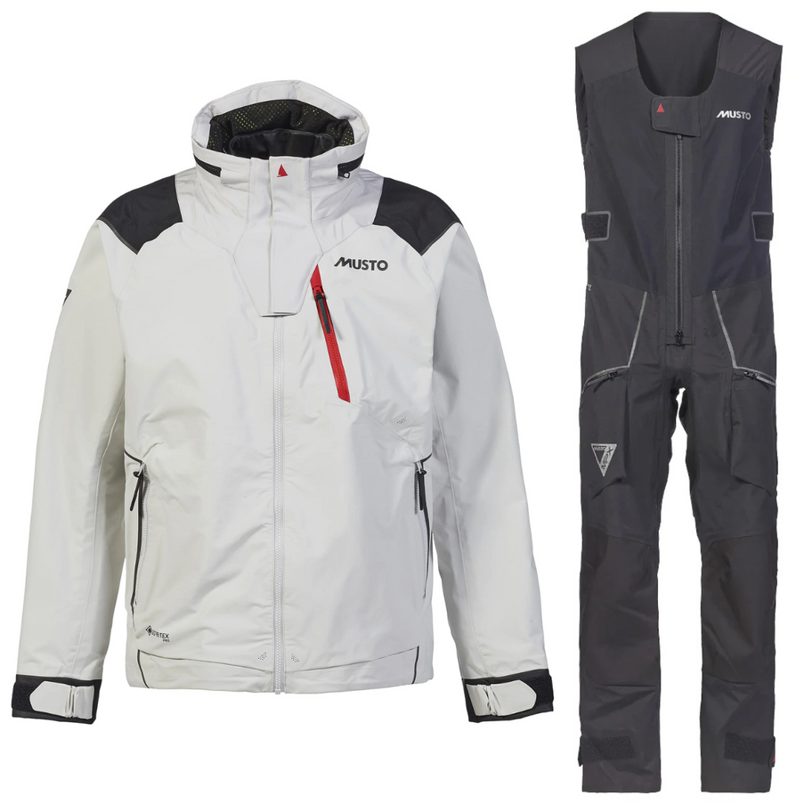 Musto Segelanzug Herren MPX Race Hellgrau/Schwarz