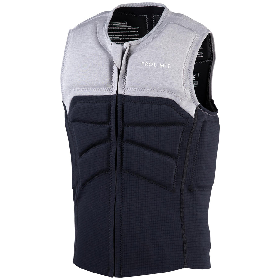 Prolimit Impactvest Herren Mercury Frontzip Grau/Schwarz