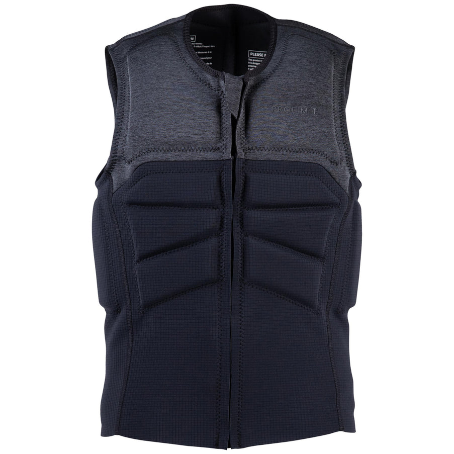 Prolimit Impactvest Herren Mercury Frontzip Schwarz