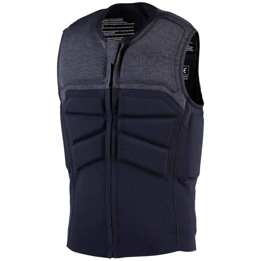 Prolimit Impactvest Herren Mercury Frontzip Schwarz
