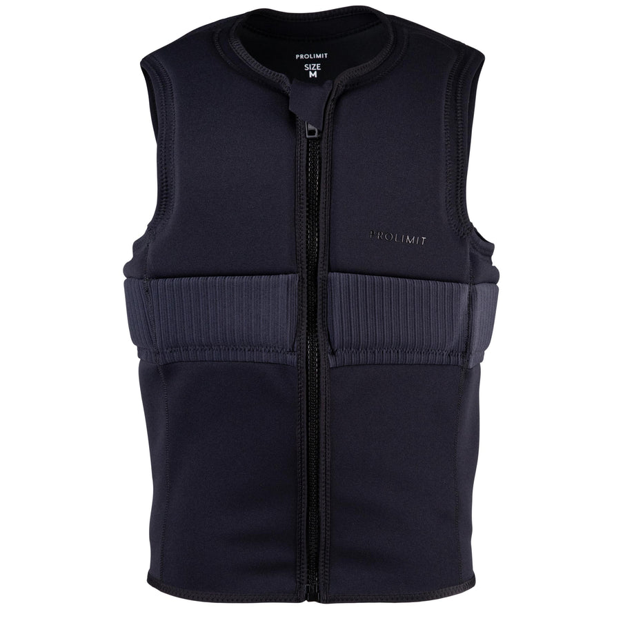 Prolimit Impactvest Herren Predator Frontzip Schwarz