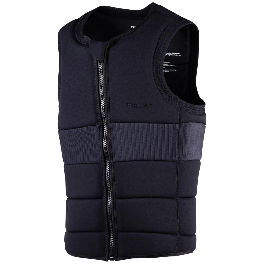 Prolimit Impactvest Herren Predator Vollgepolsterter Frontzip Schwarz