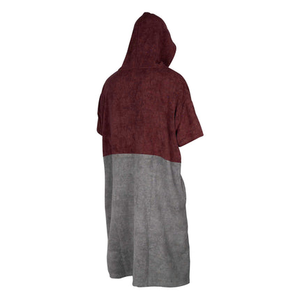 Prolimit Prolimit Poncho Unisex Burgundy/Grijs