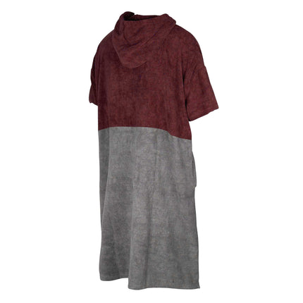 Prolimit Prolimit Poncho Unisex Burgundy/Grijs