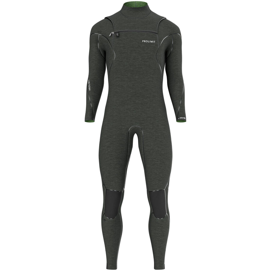 Prolimit Prolimit Wetsuit Heren Mercury Steamer Freezip 5/4MM Zwart