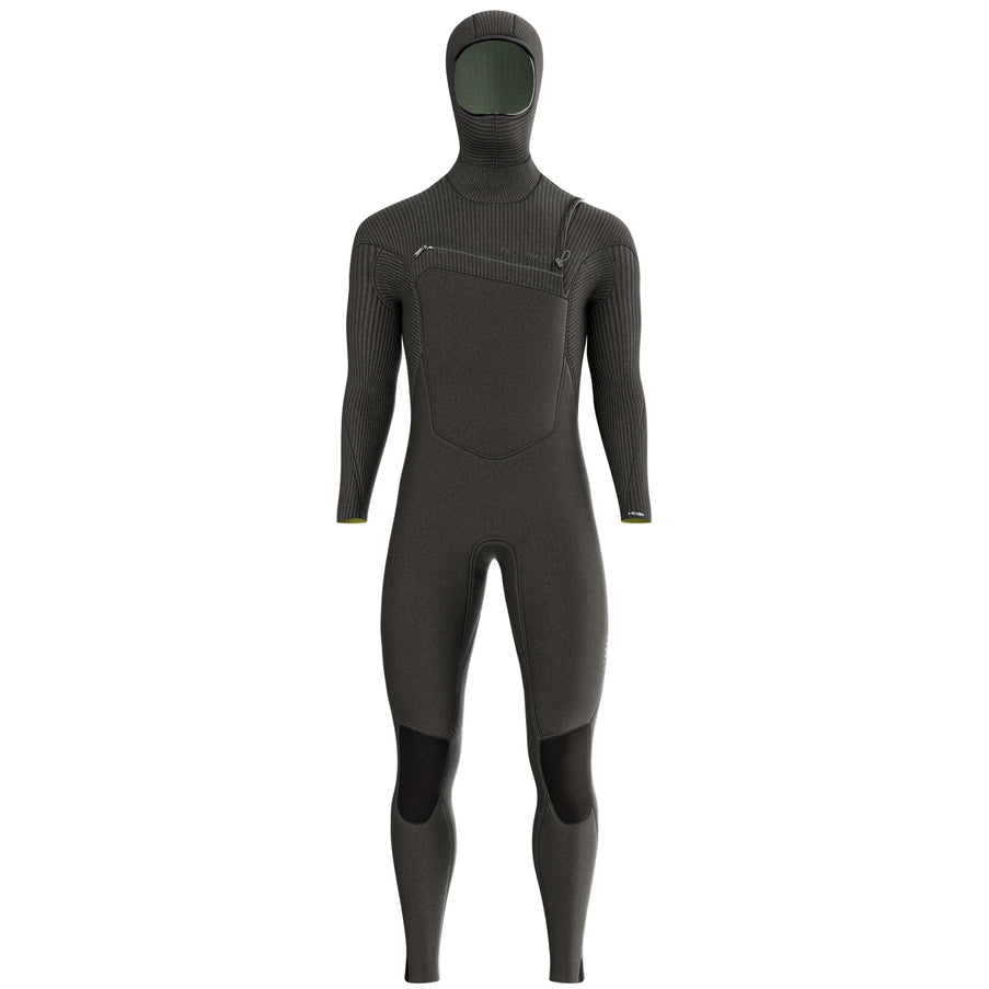 Prolimit Prolimit Wetsuit Heren Predator Steamer Free-X 6/4MM Hooded Zwart