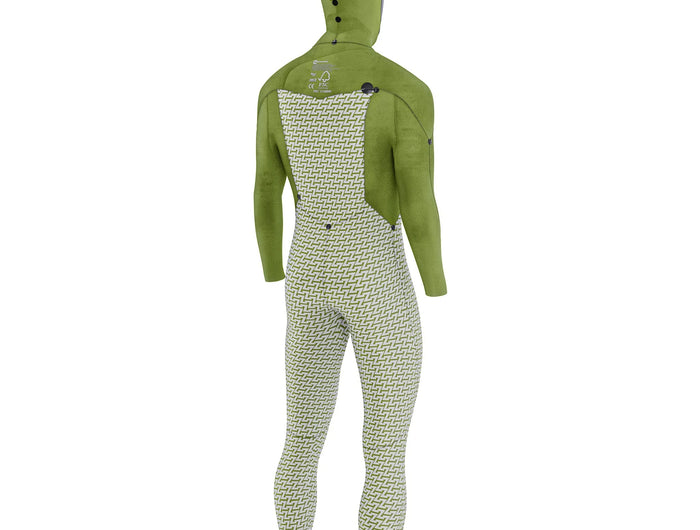 Prolimit Prolimit Wetsuit Heren Predator Steamer Free-X 6/4MM Hooded Zwart