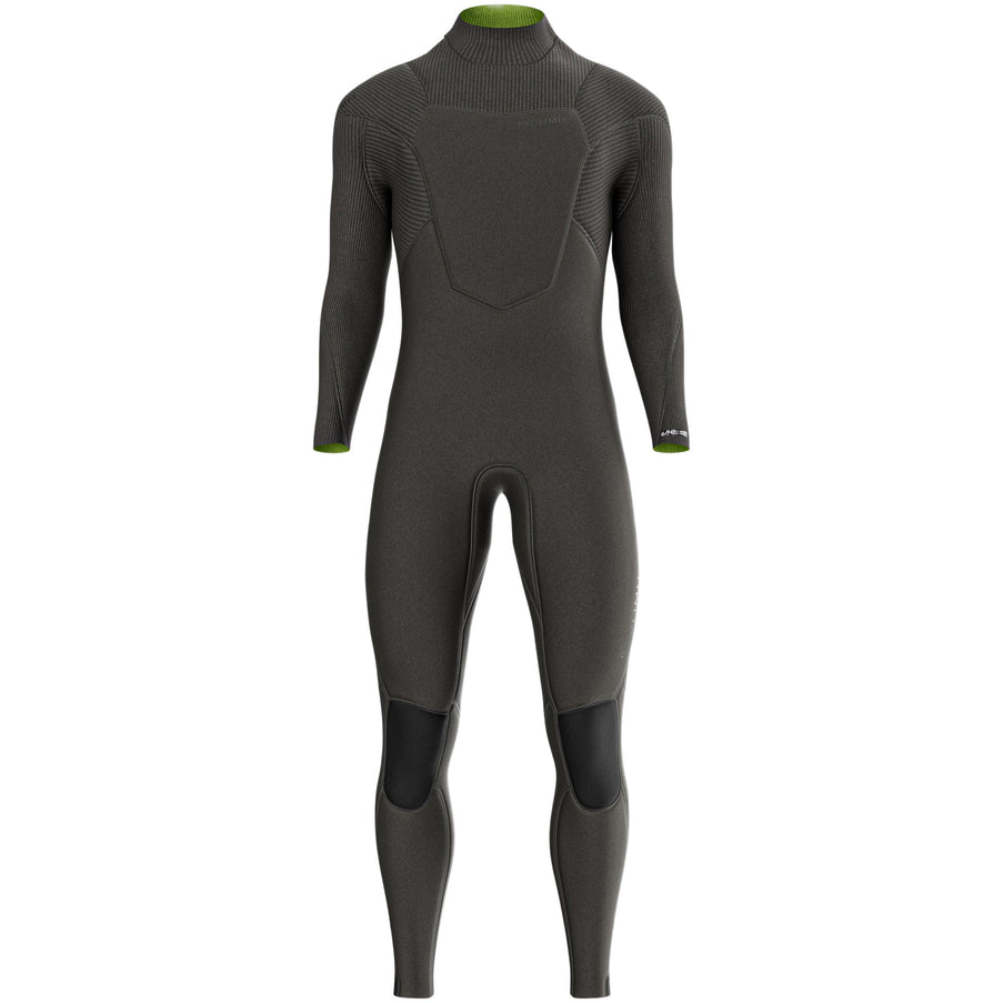 Prolimit Prolimit Wetsuit Heren Predator Steamer V-Zip 5/4MM Zwart