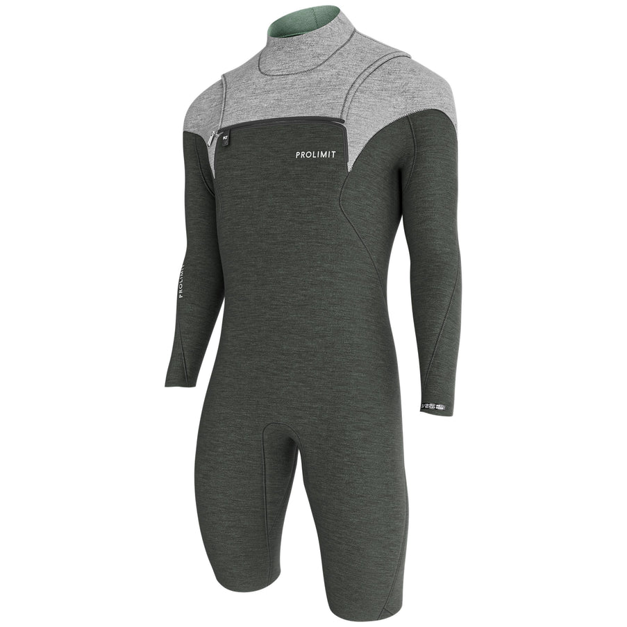 Prolimit Shorty Neoprenanzug Herren Mercury Sunset 3/2MM Grau