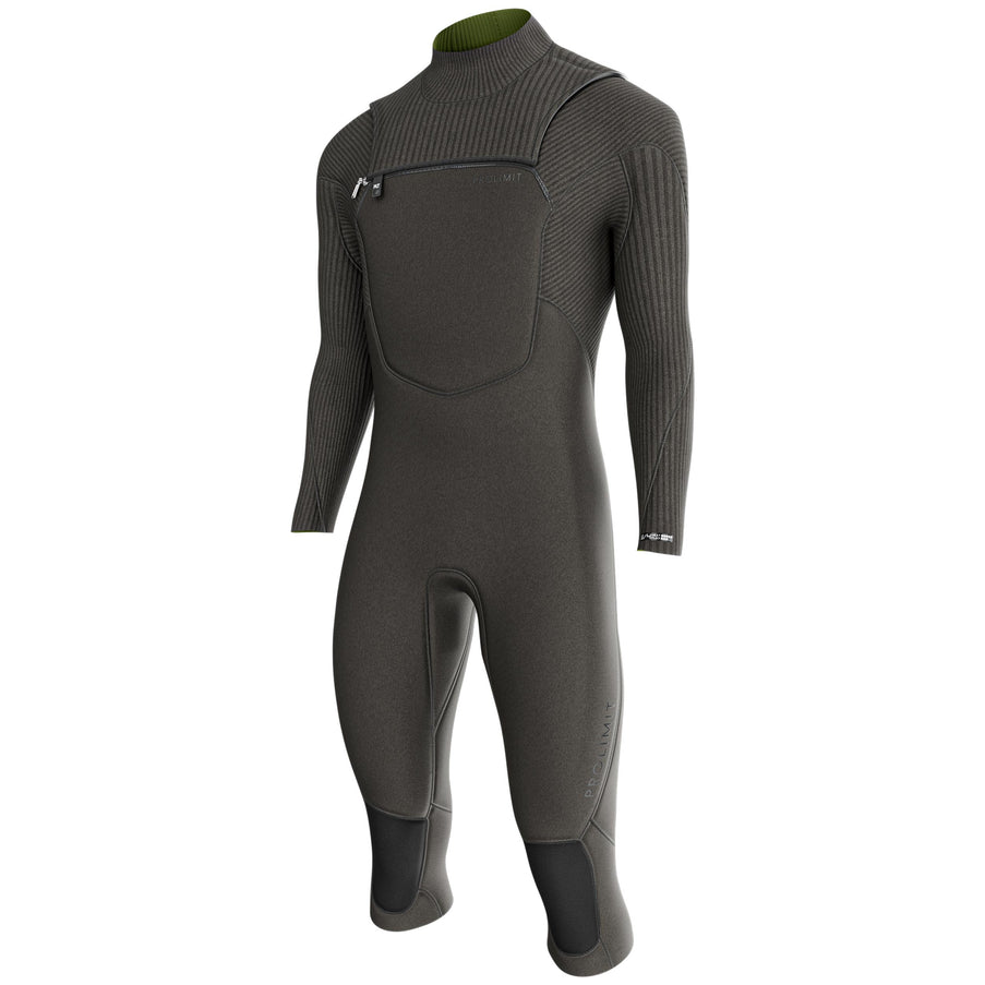 Prolimit Neoprenanzug Herren Predator Steamer Overknee Freezip 3/2MM Schwarz