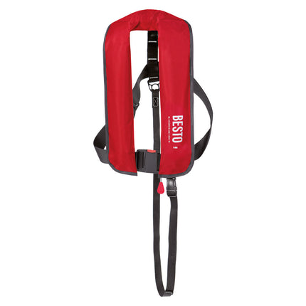 Besto-Automatisch-Reddingsvest-165N-zonder-Harnas-Rood