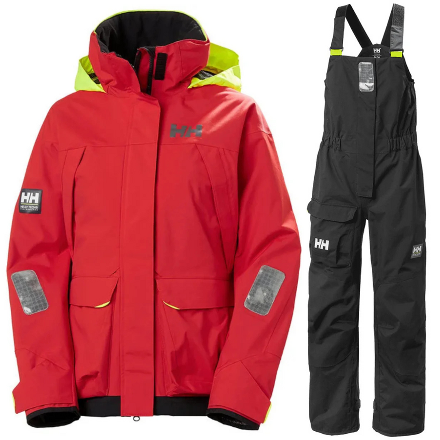 Helly Hansen Segelanzug Damen Pier 3.0 Rot/Schwarz
