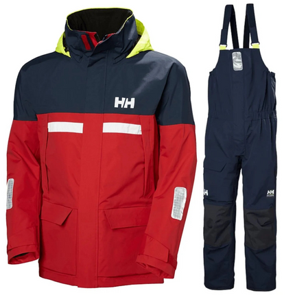 Helly Hansen Segelanzug Männer Pier 4.0 Rot/Dunkelblau