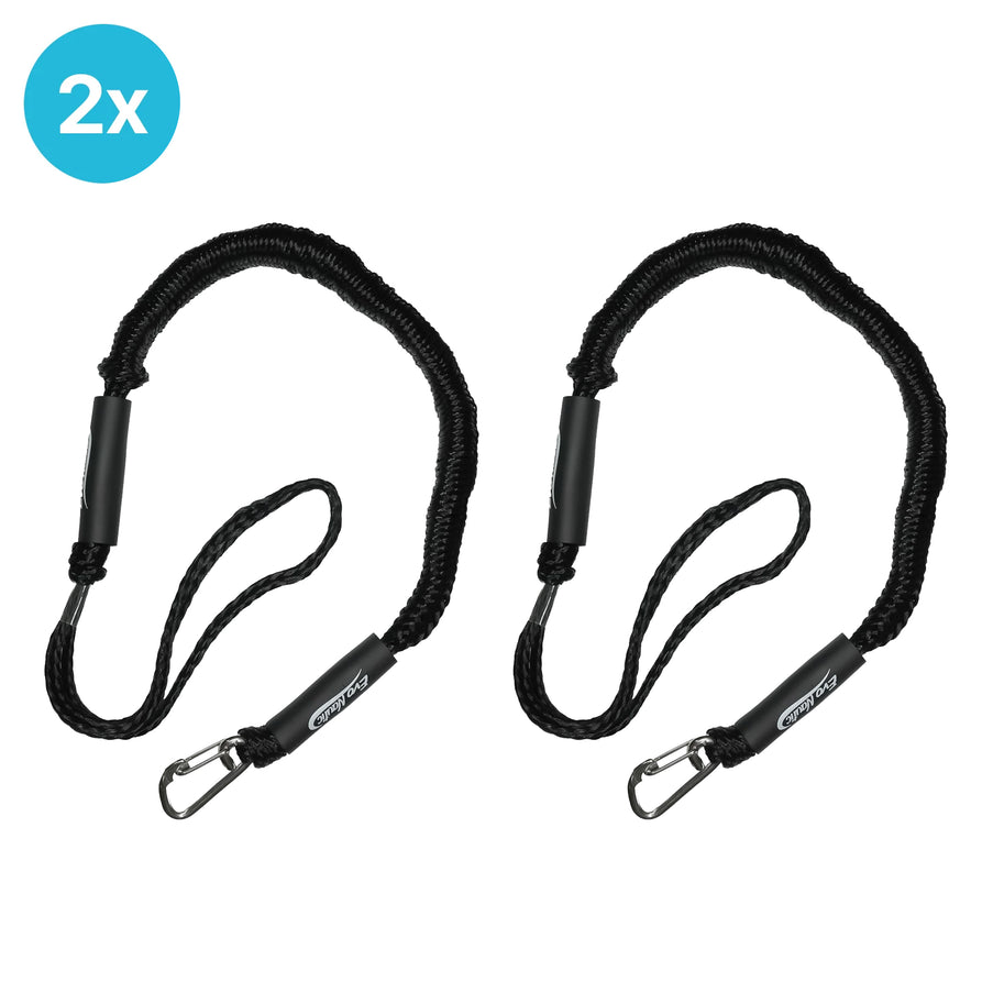 2 Stück EvoNautic Festmacher/Bungee-Leine 120–170 cm