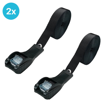 2 Stück EvoNautic Premium Spanngurt mit Schutz 25mm 4,5 Meter