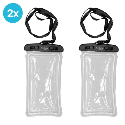 2 stuks EvoNautic Waterdicht en Drijvend Telefoonhoesje