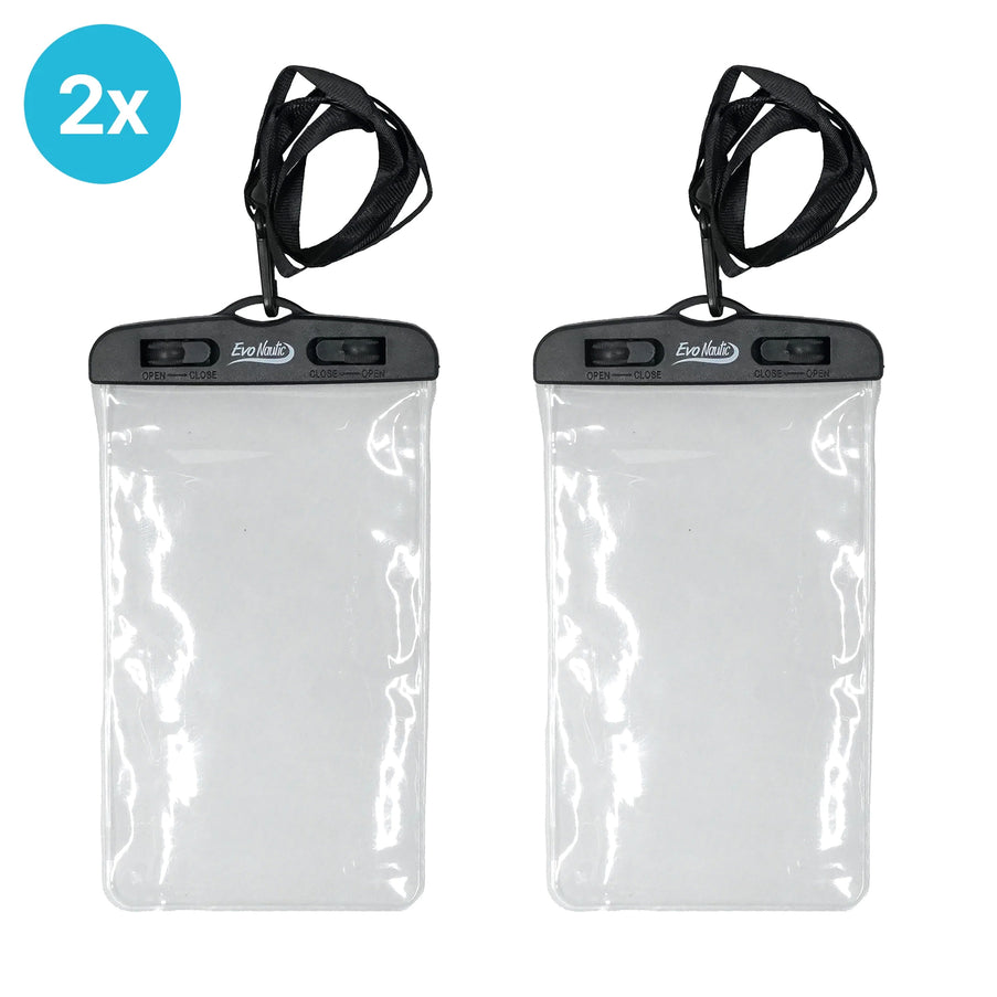 2 Stück EvoNautic Wasserdichte Handyhülle