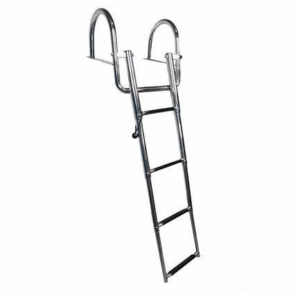 EvoNautic Zwemtrap Boot en Steiger Telescopisch 4+1 teden RVS316